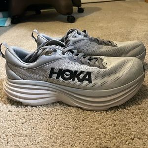 Men’s Hoka Bondi 8 12.5 2E (WIDE) in Grey